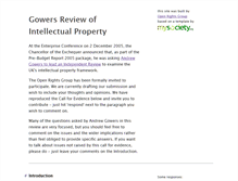 Tablet Screenshot of gowers.openrightsgroup.org